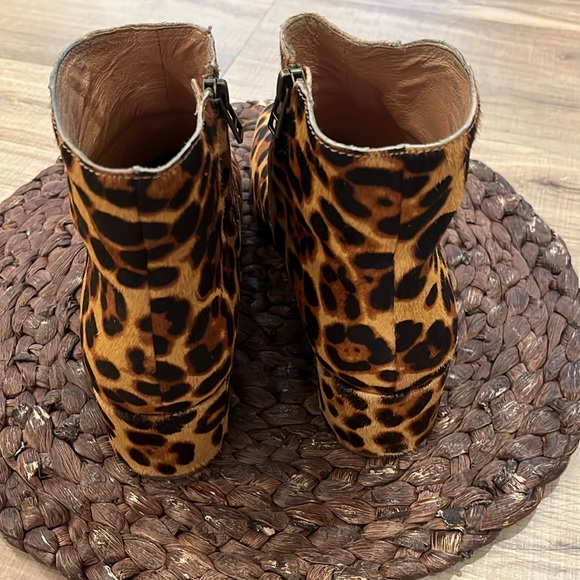 Madewell The Jada Boot in Leopard Calf Hair Size 9 - Picture 6 of 7